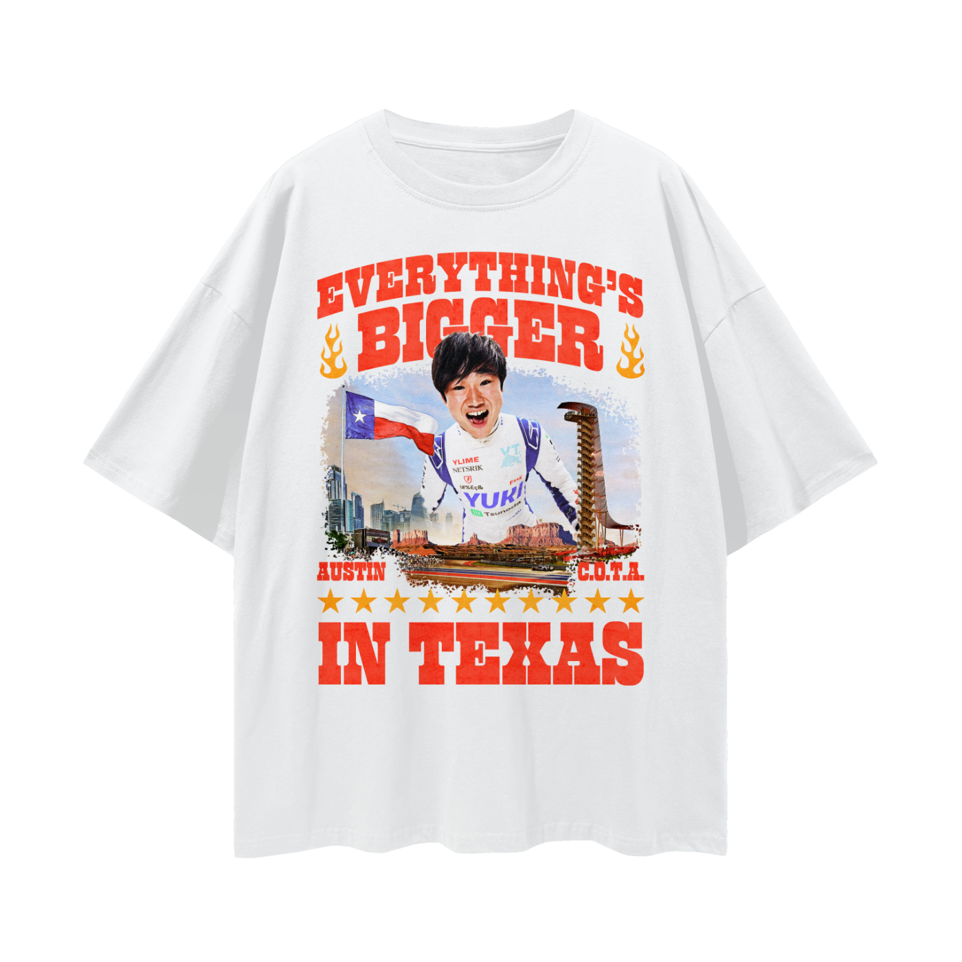 Yuki Bigger in Texas Tee