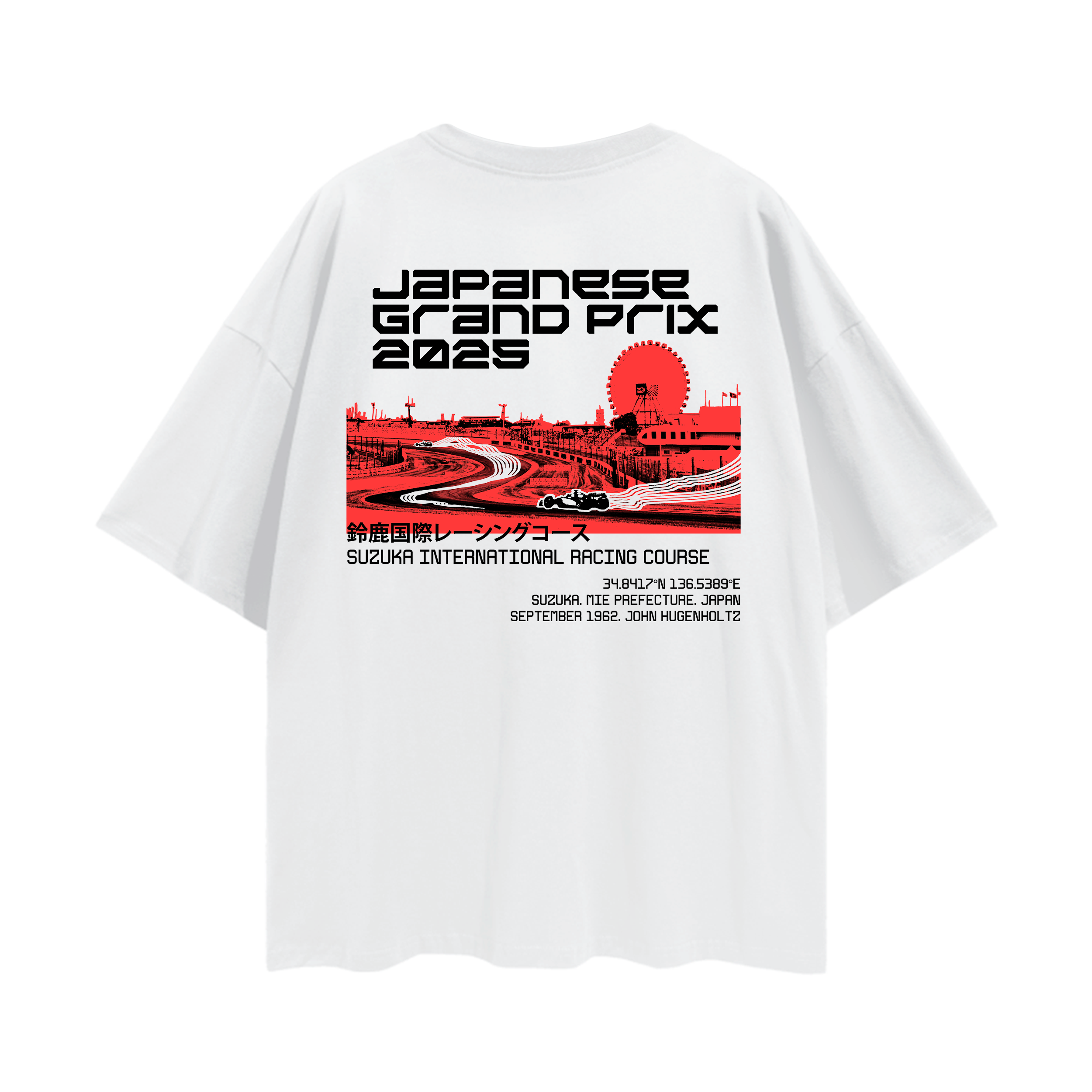 2025 Suzuka T-Shirt – The Red Flags Merch 2025 Suzuka T-Shirt – The Red Flags Merch