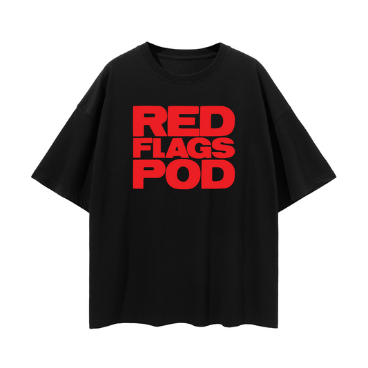 Big Logo Red Flags Pod Tee