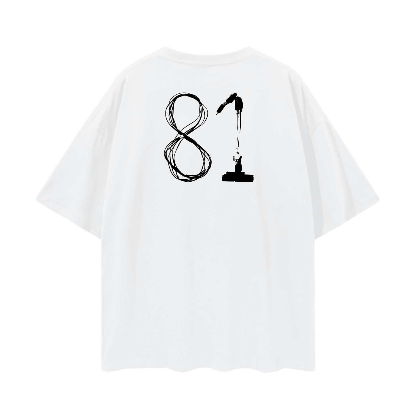 Oscar Piastri's driver number but it looks like it's been scribbled by someone who needs a solid dose of thorazine