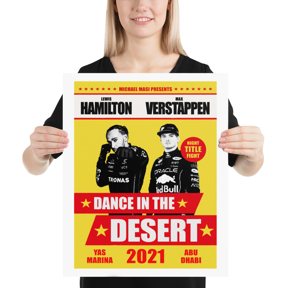 Abu Dhabi "Fight Night" Poster