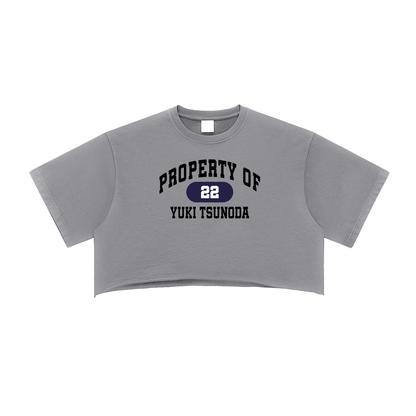 Co-ord "Property of" Crop Top