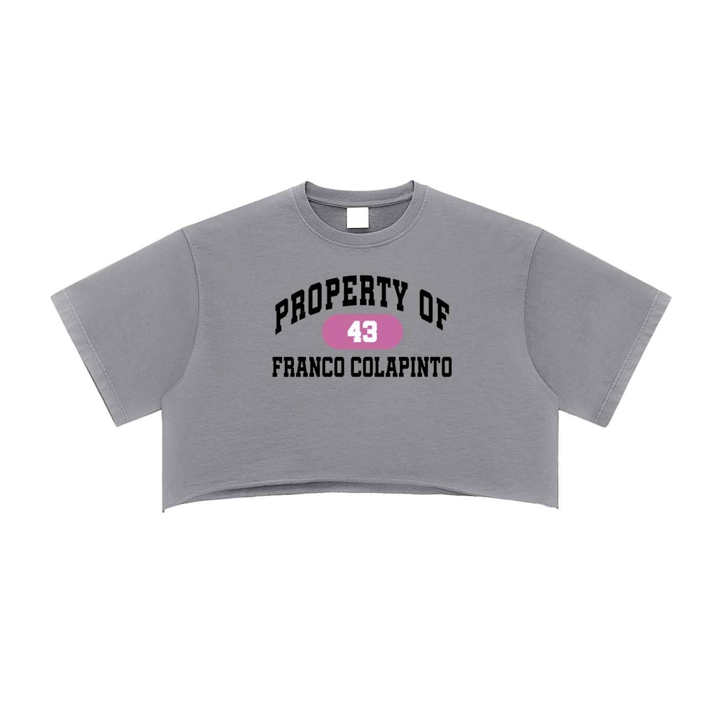 Co-ord "Property of" Crop Top
