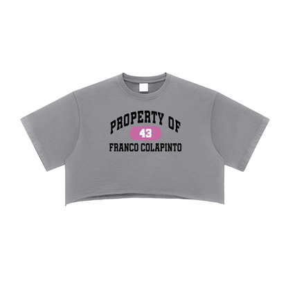 Co-ord "Property of" Crop Top