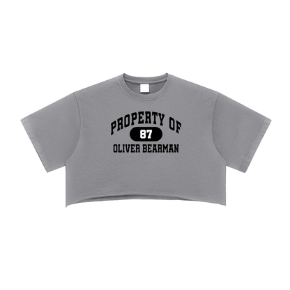 Co-ord "Property of" Crop Top