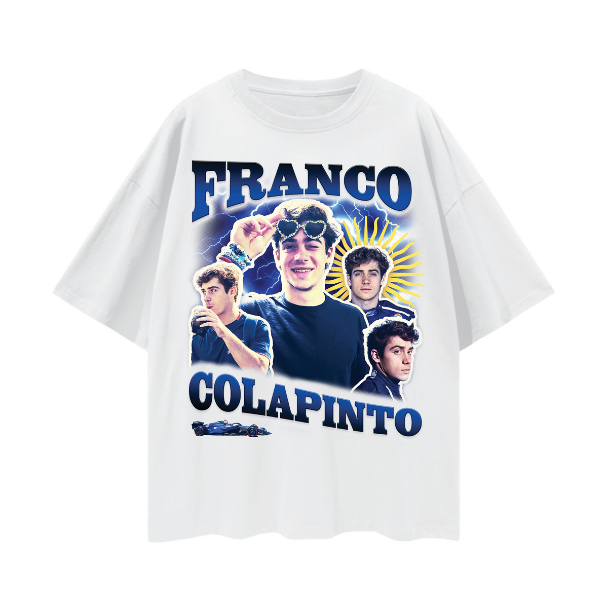 Colapinto Ropa Franco Colapinto Tribute T-Shirt – The Red Flags Merch