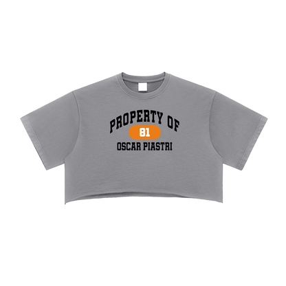 Co-ord "Property of" Crop Top